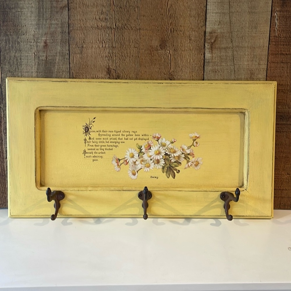 Handcrafted Coat/Hat/Towel Rack Wall Hooks 🌼